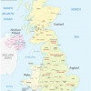 Das Vereinigte Königreich von Großbritannien und Nordirland (geografische Lage) 