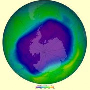 Verringerung der Dicke der Ozonschicht 