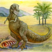 Fleischfressender Landsaurier (Tyrannosaurus) 