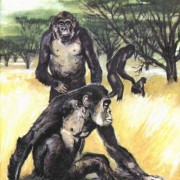 Lebensbild der Australopithecinen 