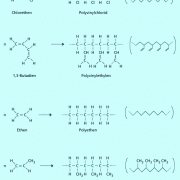 Beispiele für die Ausbildung zellenförmiger Polymerstrukturen durch Polymerisation 