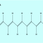 Strukturausschnitt Polyacetylen 