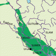 Mesopotamien, das Zweistromland zwischen Euphrat und Tigris 