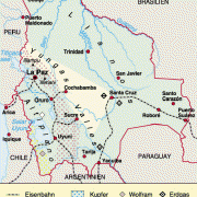 Bodenschätze Boliviens 
