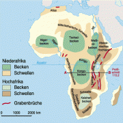 Oberflächenformen Afrikas 