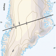 Inlandeisbedeckung Grönlands 