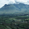 Der Vulkan Imbabura (4550 m) in der Ostkordillere von Süden, Ecuador