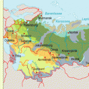 Klima- und Vegetationszonen in den Nachfolgestaaten der Sowjetunion 