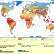 Zonen gleichartiger geomorphologischer Prozesse auf der Erde 