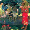 PAUL GAUGUIN: „Ia Orana Maria“ („Gegrüßt seist du, Maria“);1891, Öl auf Leinwand, 113,7 × 87,7 cm;New York, Metropolitan Museum of Art. 