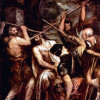 TIZIAN: „Dornenkrönung“;um 1570, Öl auf Leinwand, 280 × 182 cm;München, Alte Pinakothek. 