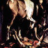 MICHELANGELO CARAVAGGIO: „Bekehrung des Saulus“,Gemälde der Cerasi-Kapelle in Santa Maria del Popolo in Rom;1600–1601, Öl auf Leinwand, 230 × 175 cm;Rom, Santa Maria del Popolo 