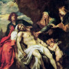 ANTHONIS VAN DYCK: „Die Beweinung Christi“;1. Drittel des 17. Jh.s, Holz;Berlin, Gemäldegalerie 