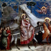 GIOTTO DI BONDONE: Freskenzyklus;Arenakapelle Padua 1304–1306; Flucht nach Ägypten 
