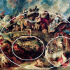 PETER PAUL RUBENS: „Amazonenschlacht“;um 1619; München, Alte Pinakothek.(große und kleine Ellipsen als Kompositionsfiguren) 