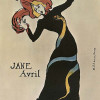 HENRI DE TOULOUSE-LAUTREC, Plakat „Jane Avril“, 1899–1900; Farblithografie 