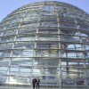 Reichstagskuppel, Berlin, Innenansicht, Architekt: NORMAN FOSTER (* 1935), High-Tech-Architektur 