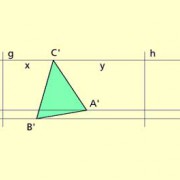 Nacheinanderausführung zweier Spiegelungen an zueinander parallelen Geraden g und h 