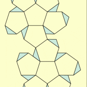 Netz eines Dodekaeders 