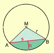 Flächeninhalt eines Kreisabschnitts 