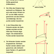 Konstruktion eines Prismas 