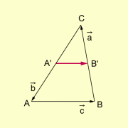 Dreieck / Verbindungsstrecke von Seitenmittelpunkten 