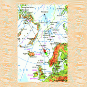 Missweisung: Sie kommt zustande, weil die magnetischen Pole und die geographischen Pole nicht zusammenfallen. 