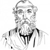 Archimedes. Er lebte von 287 v. Chr. bis 212 v. Chr. 