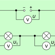 Spannungen in Stromkreisen in Physik, Schülerlexikon