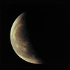 Partielle Mondfinsternis: Der Mond befindet sich teilweise im Schatten der Erde. 